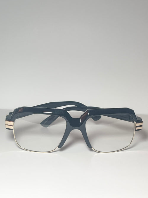 Black & Gold Frame Glasses