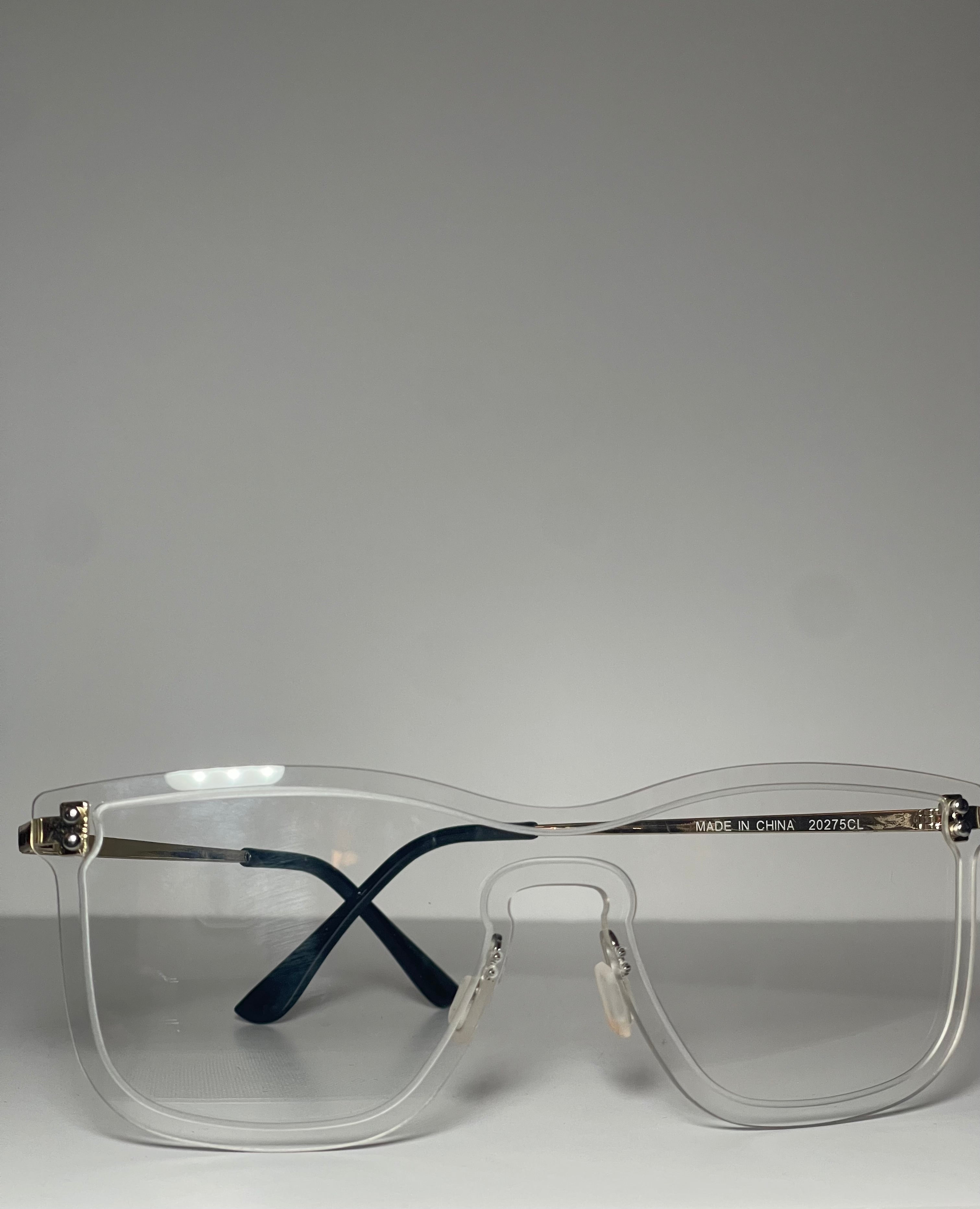 Clear & Gold Frame Glasses