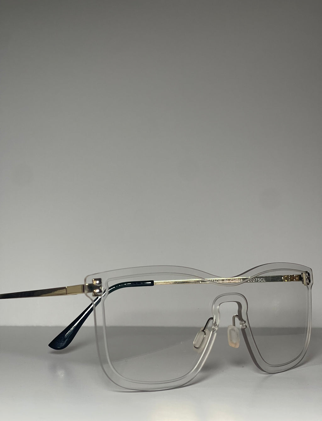 Clear & Gold Frame Glasses